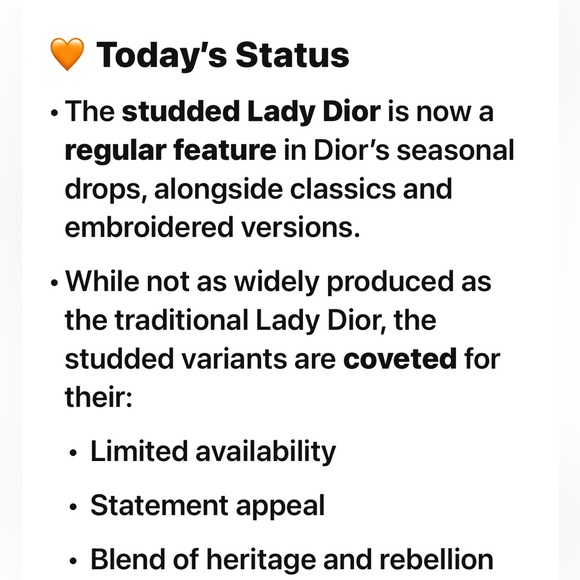 LADY DIOR LEATHER TOTE BAG ORIGINAL STRAP - Picture 17 of 17